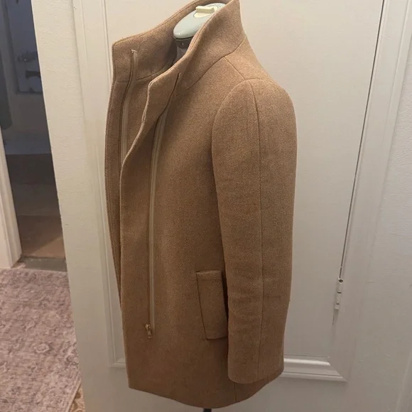J. Crew Factory Tan Women's Coat - Picture 3 of 10